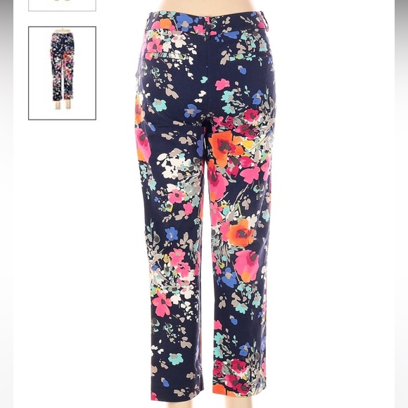 NWOT MERONA Floral Print Ankle Length Pants Size 10 - Picture 14 of 15